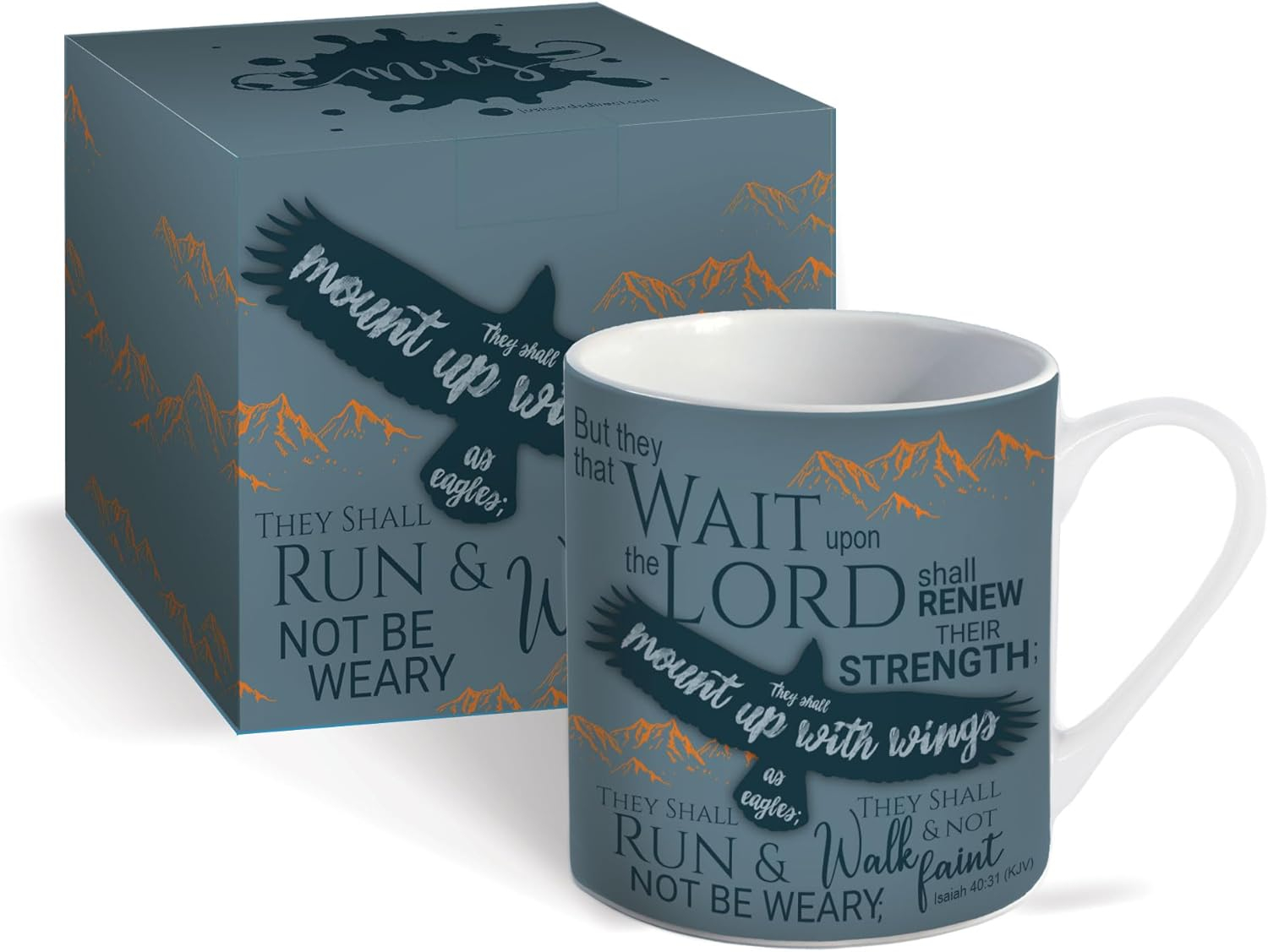 Bible Verse Isaiah 40:31 Christian Mug