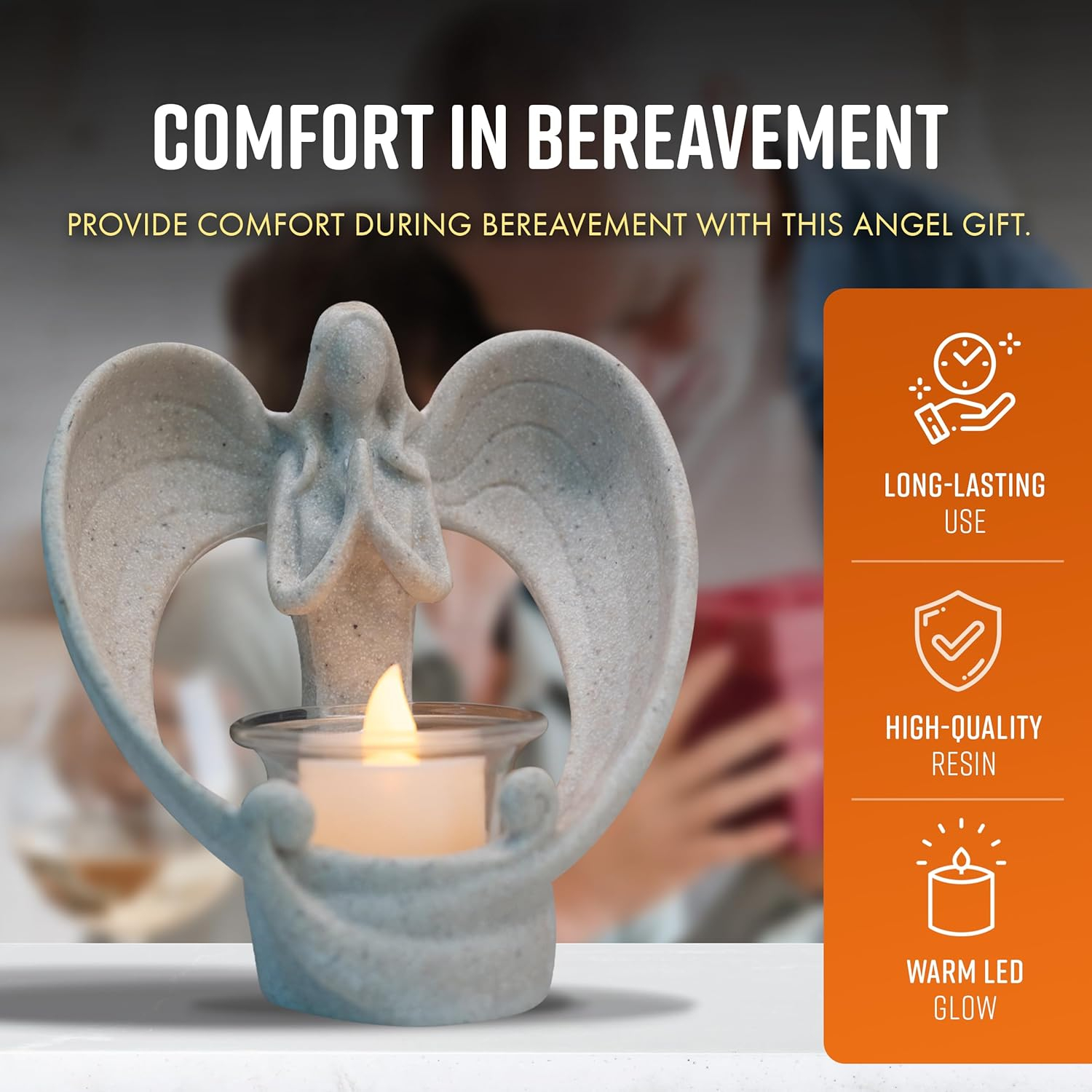 Guardian Angel Candle Holders - Tea Lights Candles & Holders - Image 5