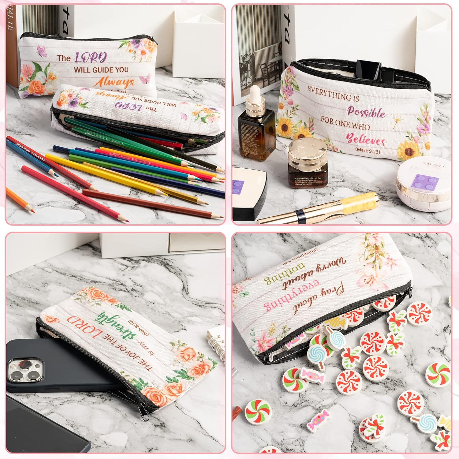 Inspirational Christian Pencil Case - Image 4