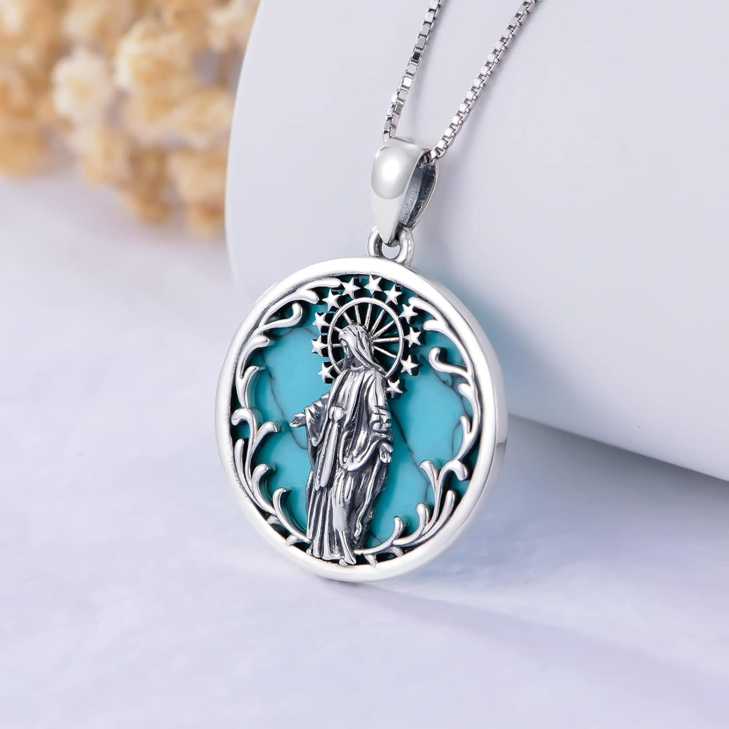 Sterling Silver St. Christopher Necklace – Unisex Christian Protection Pendant - Image 17