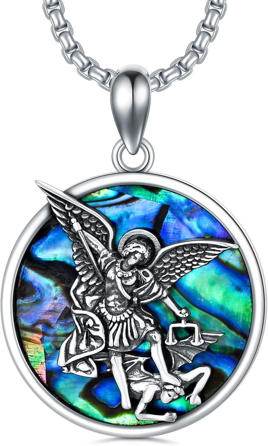 Sterling Silver St. Christopher Necklace – Unisex Christian Protection Pendant - Image 23