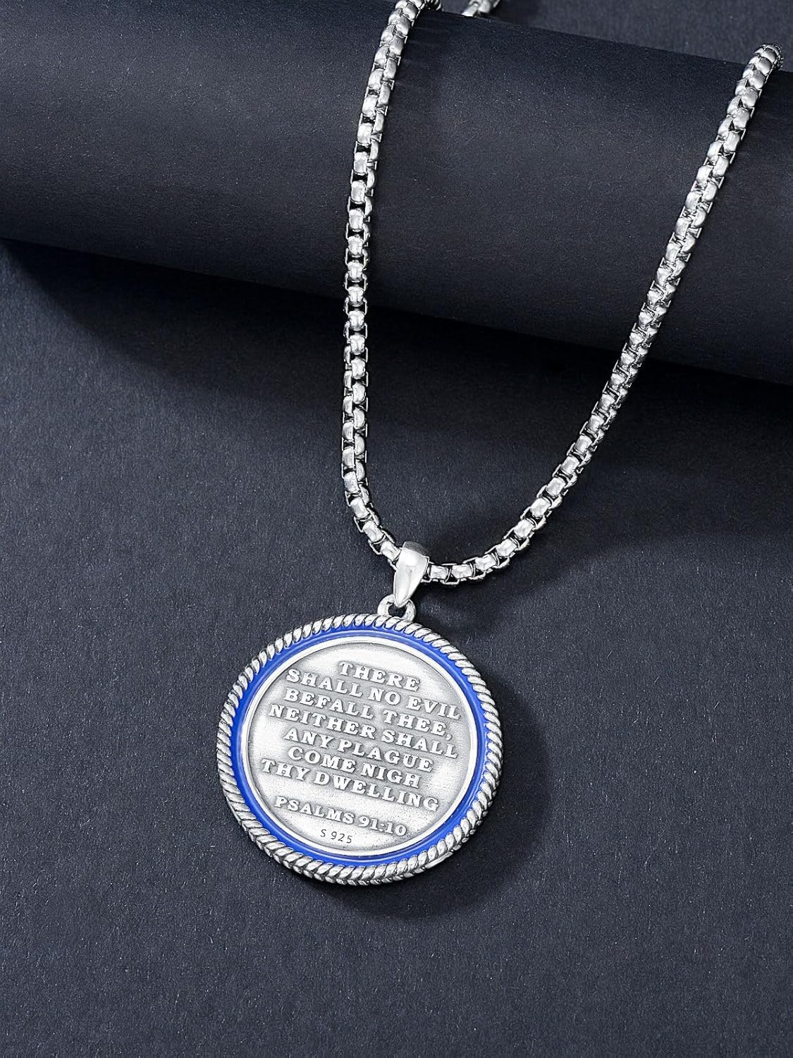 Sterling Silver St. Christopher Necklace – Unisex Christian Protection Pendant - Image 38