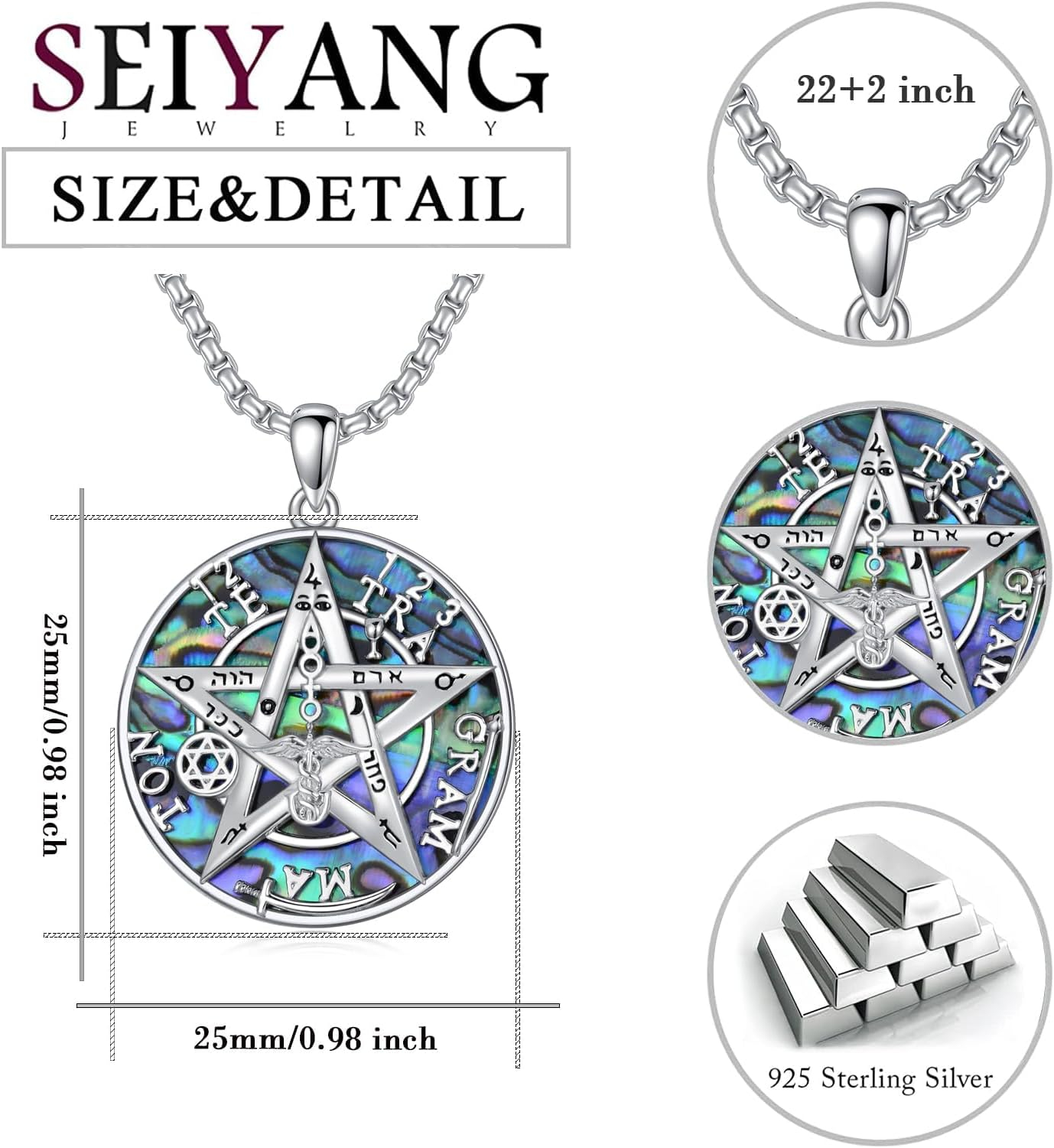 Sterling Silver St. Christopher Necklace – Unisex Christian Protection Pendant - Image 50