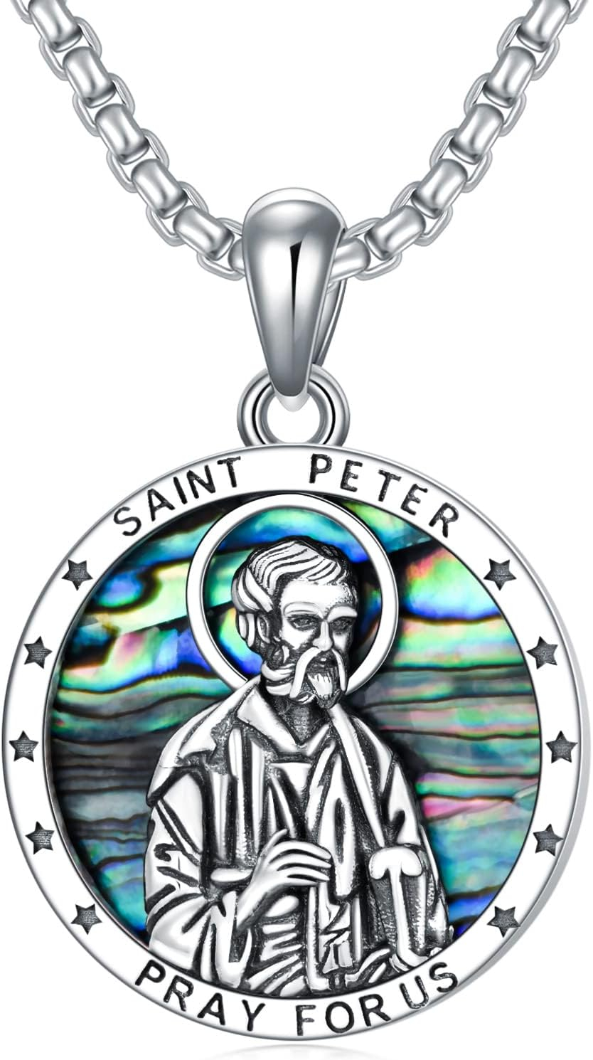 Sterling Silver St. Christopher Necklace – Unisex Christian Protection Pendant - Image 53