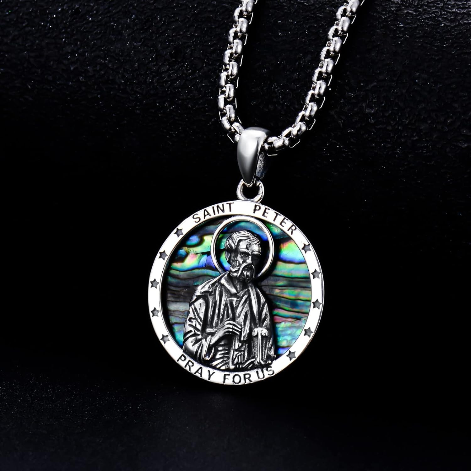 Sterling Silver St. Christopher Necklace – Unisex Christian Protection Pendant - Image 54