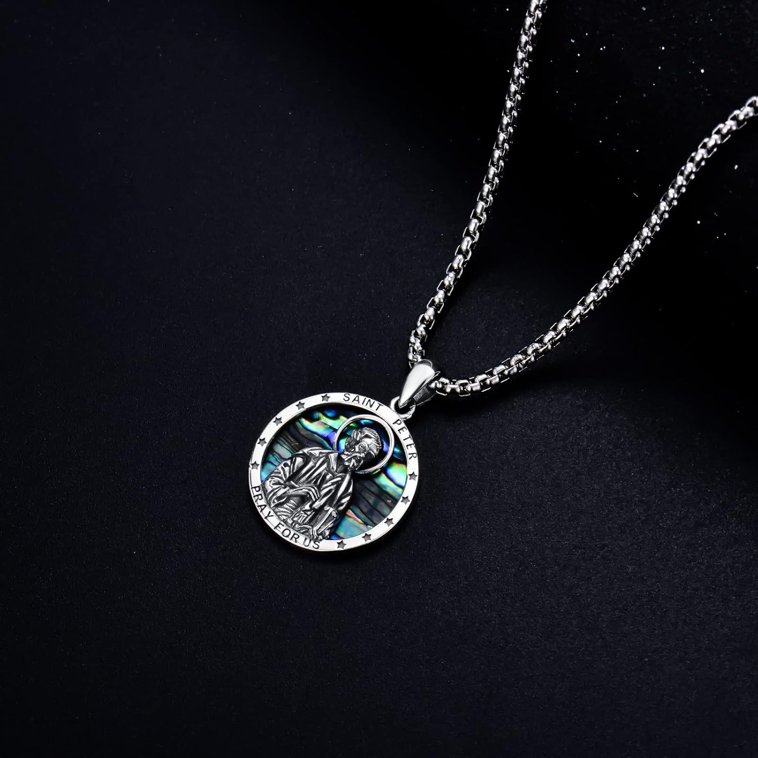 Sterling Silver St. Christopher Necklace – Unisex Christian Protection Pendant - Image 55