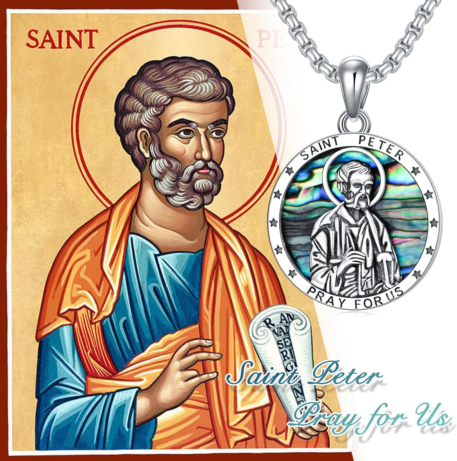 Sterling Silver St. Christopher Necklace – Unisex Christian Protection Pendant - Image 59