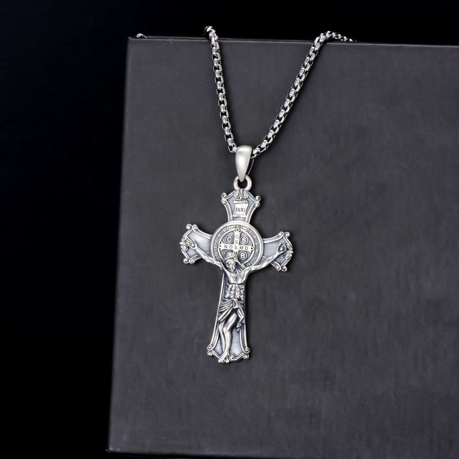 Sterling Silver St. Christopher Necklace – Unisex Christian Protection Pendant - Image 61