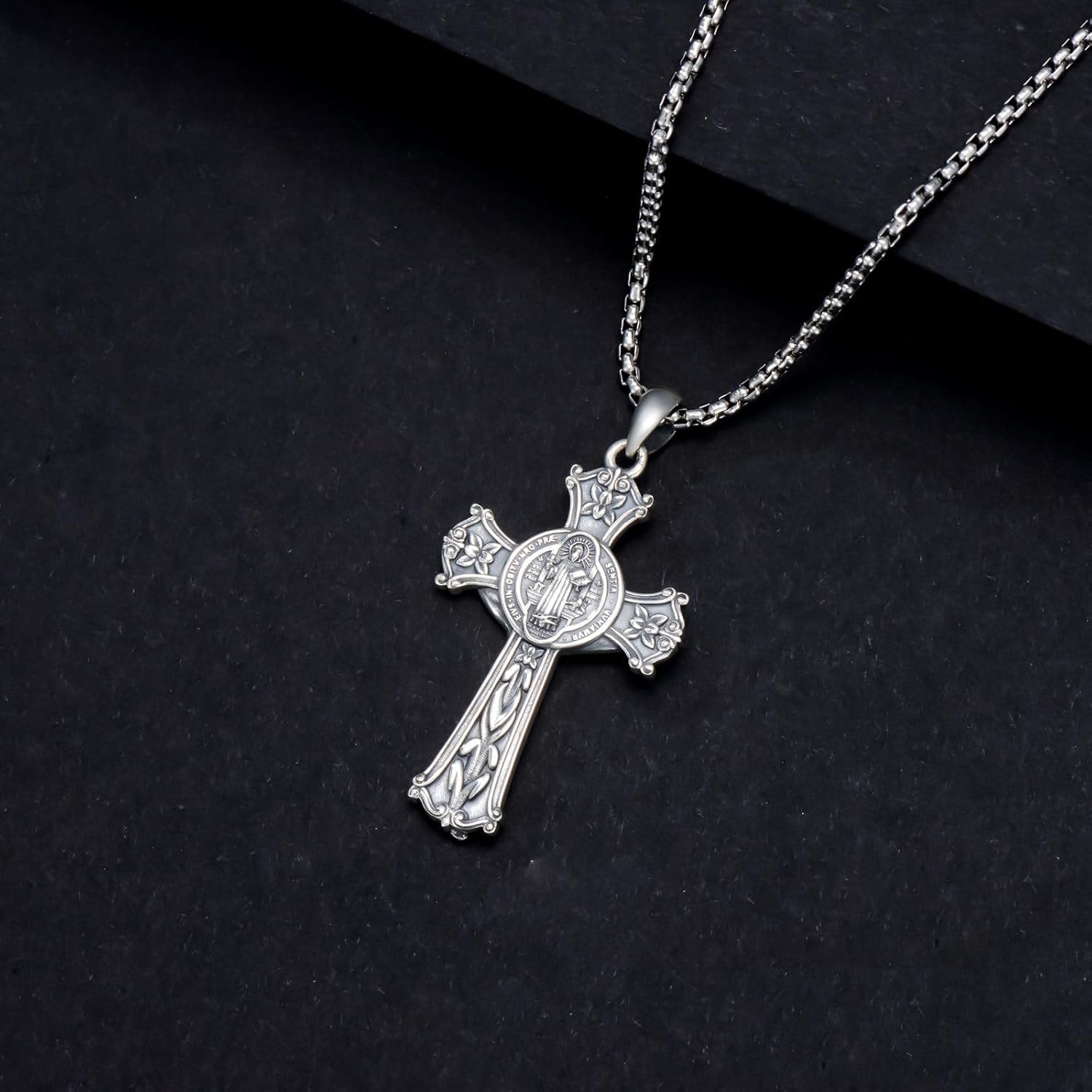 Sterling Silver St. Christopher Necklace – Unisex Christian Protection Pendant - Image 62