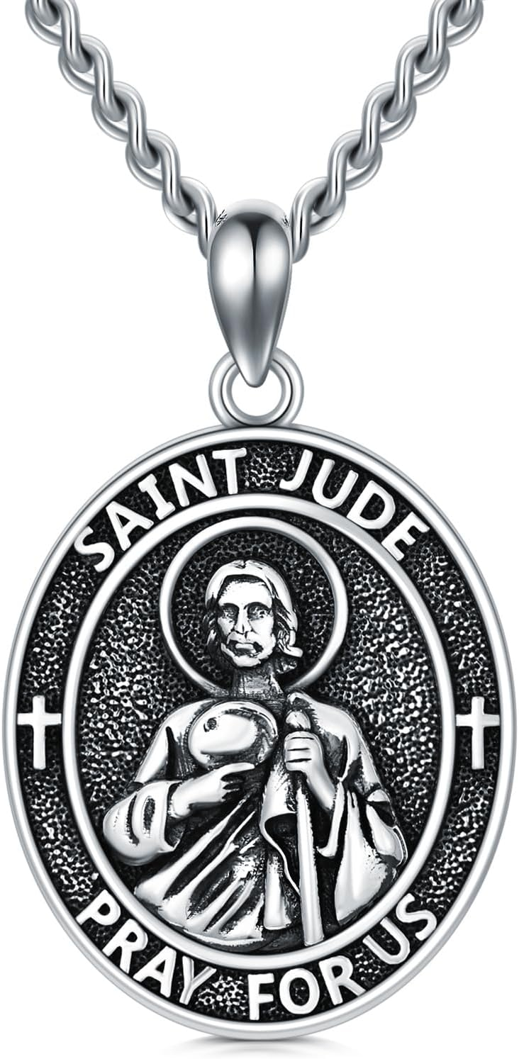 Sterling Silver St. Christopher Necklace – Unisex Christian Protection Pendant - Image 73