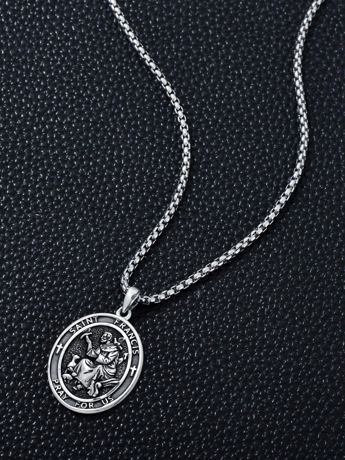 Sterling Silver St. Christopher Necklace – Unisex Christian Protection Pendant - Image 81