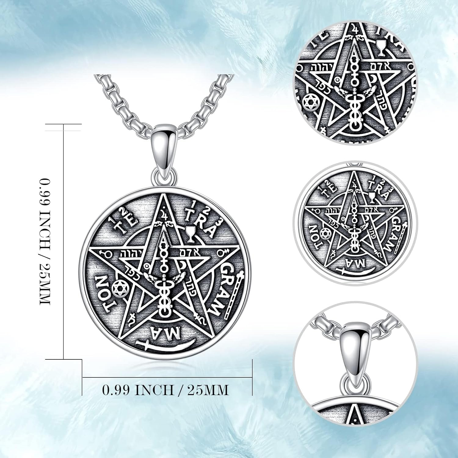 Sterling Silver St. Christopher Necklace – Unisex Christian Protection Pendant - Image 88