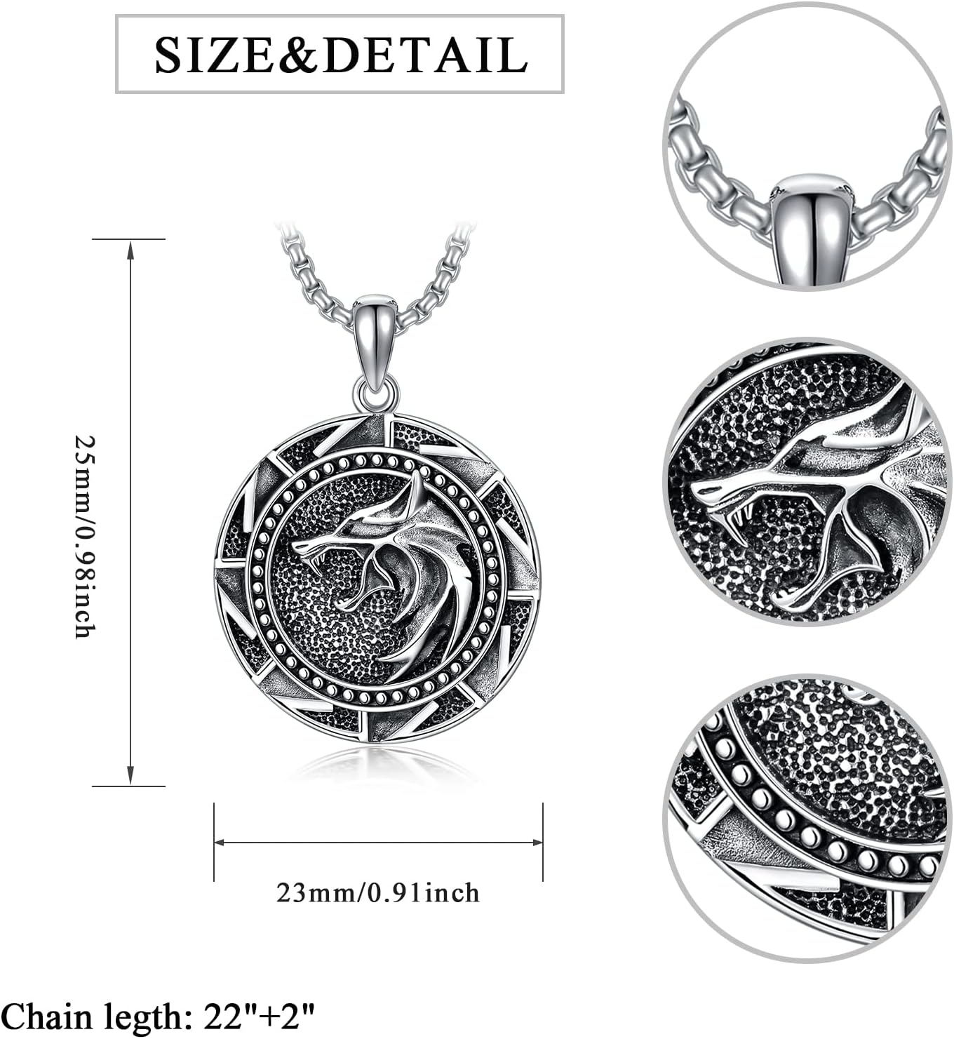 Sterling Silver St. Christopher Necklace – Unisex Christian Protection Pendant - Image 111