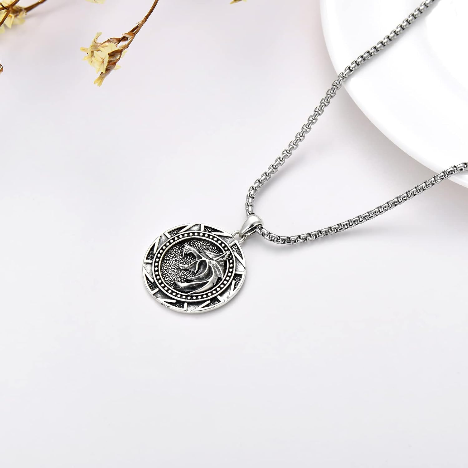 Sterling Silver St. Christopher Necklace – Unisex Christian Protection Pendant - Image 114