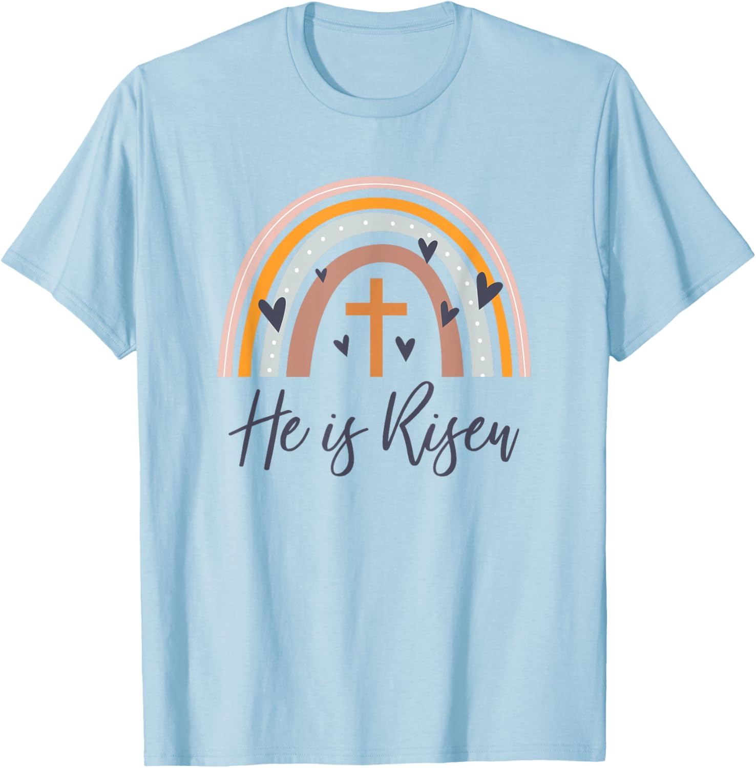 He Is Risen T-Shirt – Unisex Christian Easter Faith Tee in Multiple Colours - Image 9