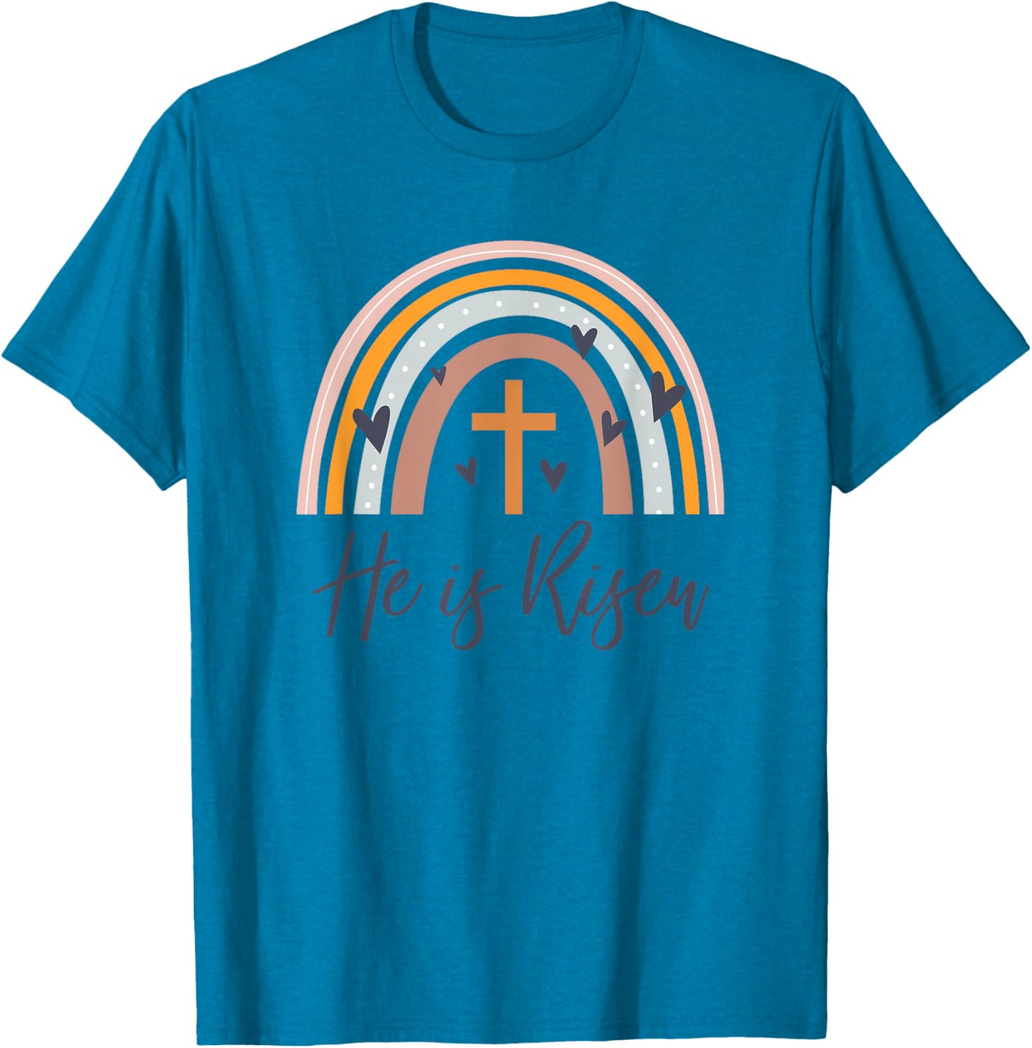 He Is Risen T-Shirt – Unisex Christian Easter Faith Tee in Multiple Colours - Image 19