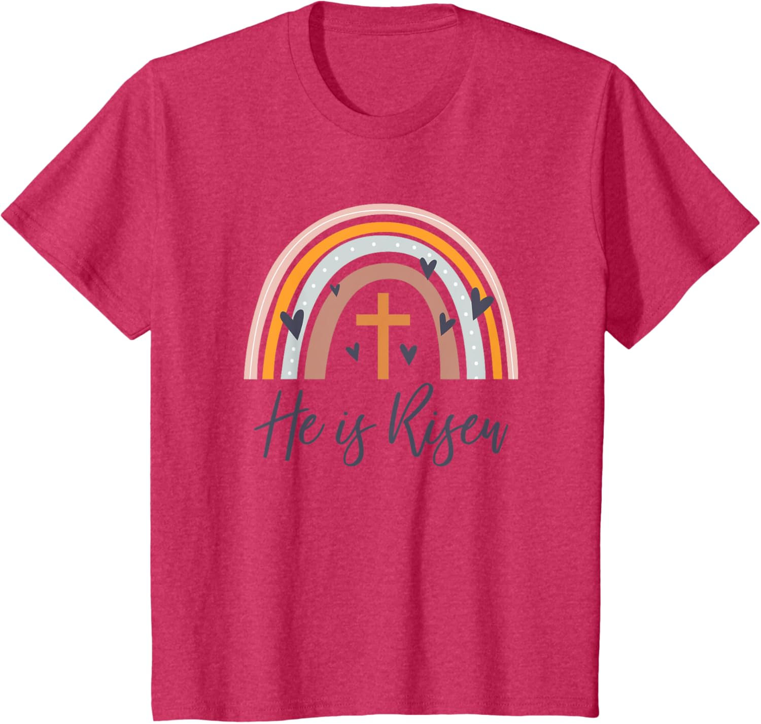 He Is Risen T-Shirt – Unisex Christian Easter Faith Tee in Multiple Colours - Image 21