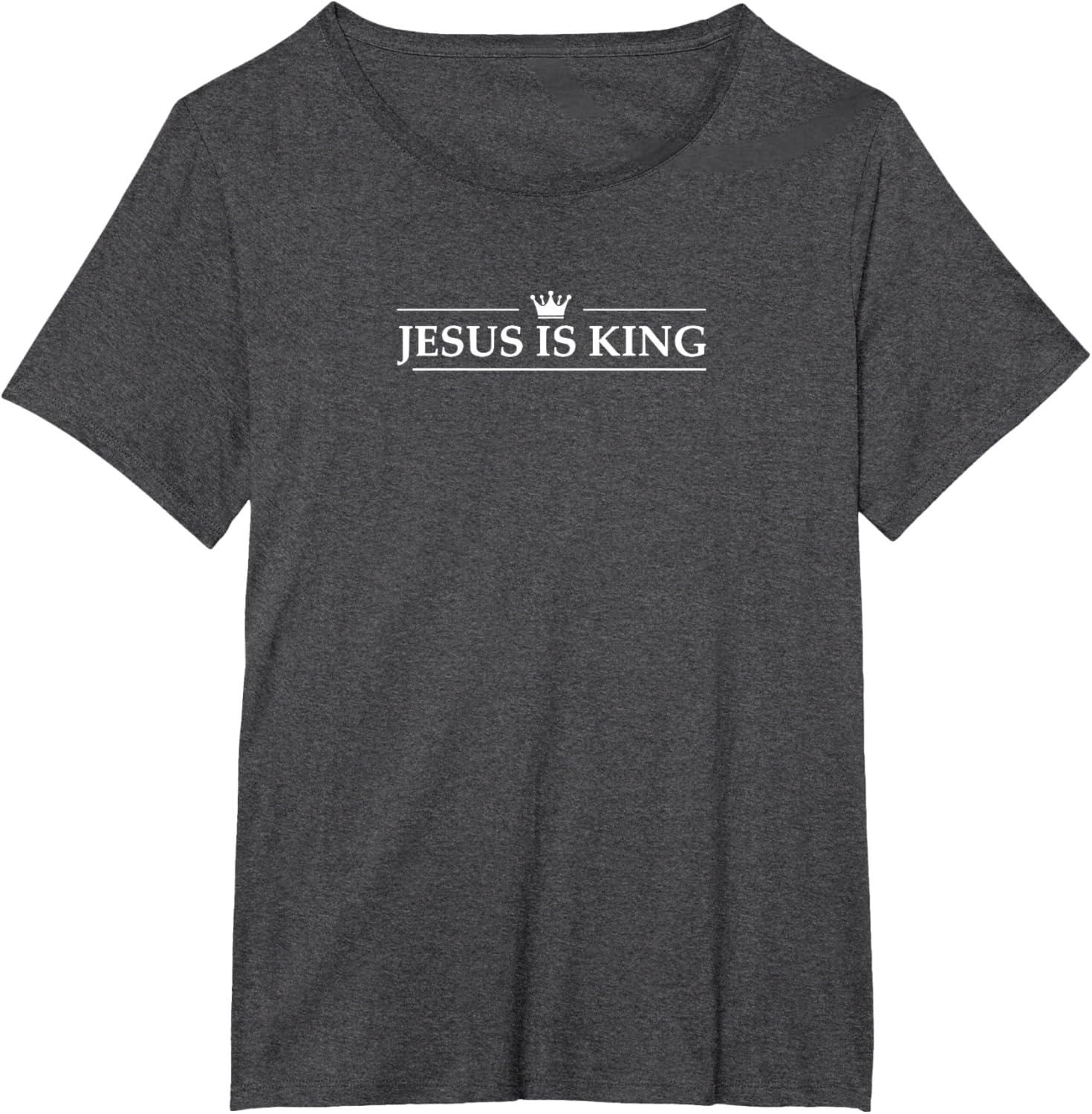 Jesus Is King T-Shirt – Unisex Christian Crown Design Faith Tee - Image 4