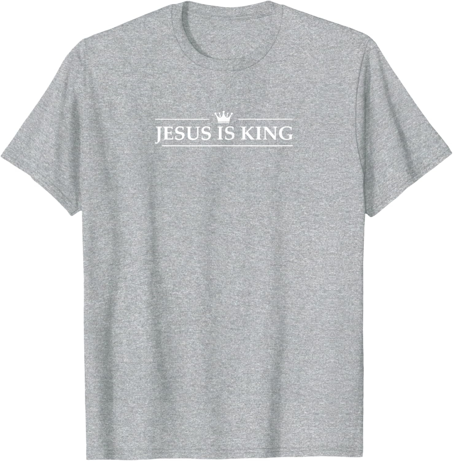 Jesus Is King T-Shirt – Unisex Christian Crown Design Faith Tee - Image 5