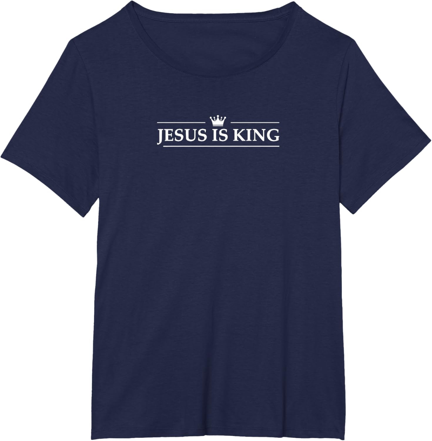 Jesus Is King T-Shirt – Unisex Christian Crown Design Faith Tee - Image 6