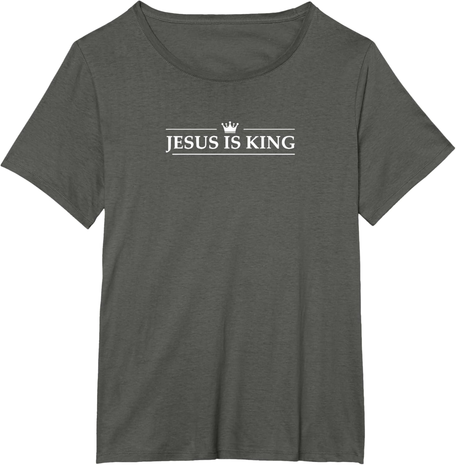 Jesus Is King T-Shirt – Unisex Christian Crown Design Faith Tee - Image 7