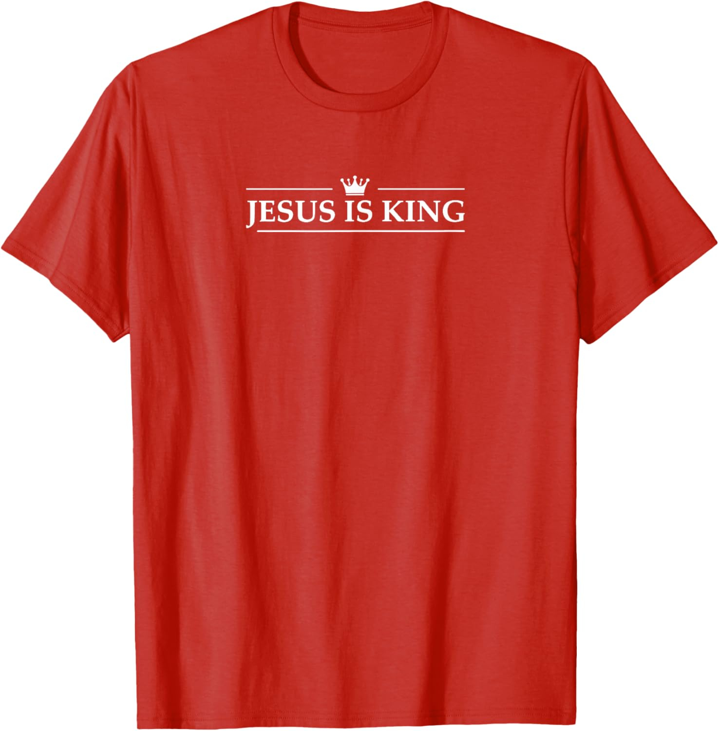 Jesus Is King T-Shirt – Unisex Christian Crown Design Faith Tee - Image 8