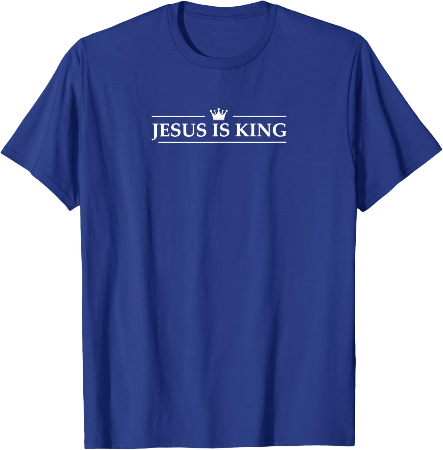 Jesus Is King T-Shirt – Unisex Christian Crown Design Faith Tee - Image 12