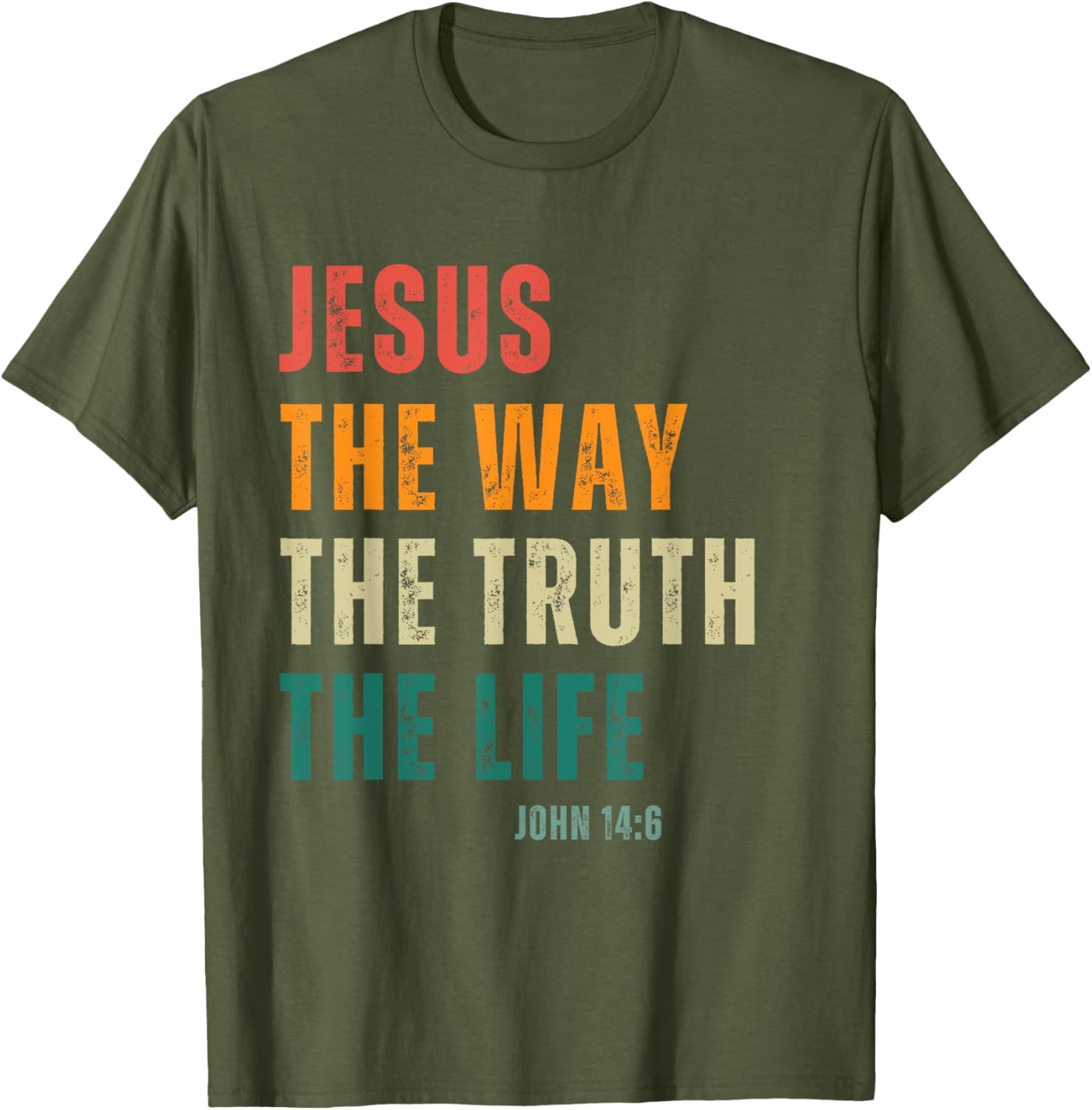 Jesus the Way of Life T-Shirt – Unisex Christian Faith Tee - Image 12