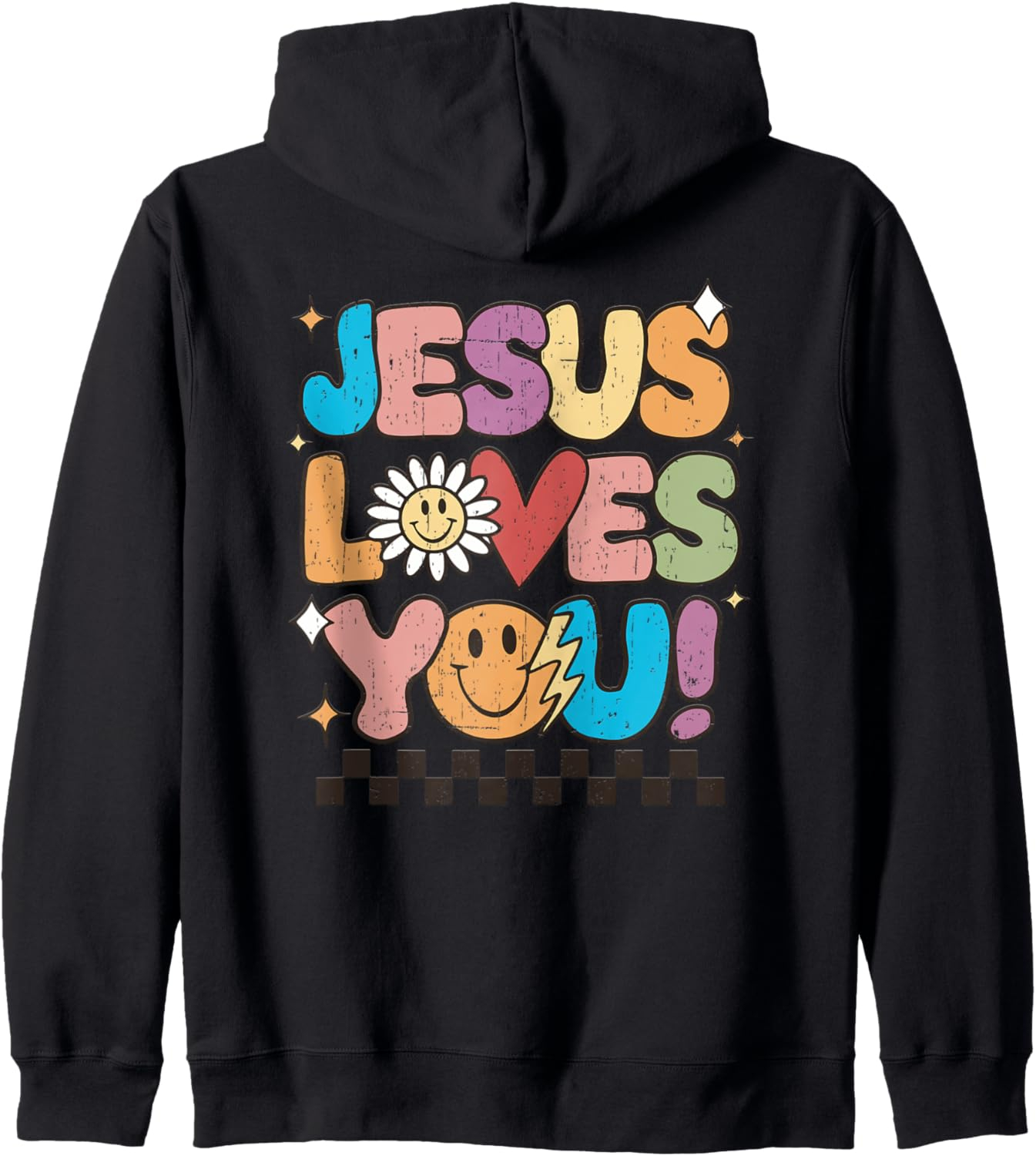 Unisex Jesus Hoodie – Christian Faith Hoodie with Bold Letter Print