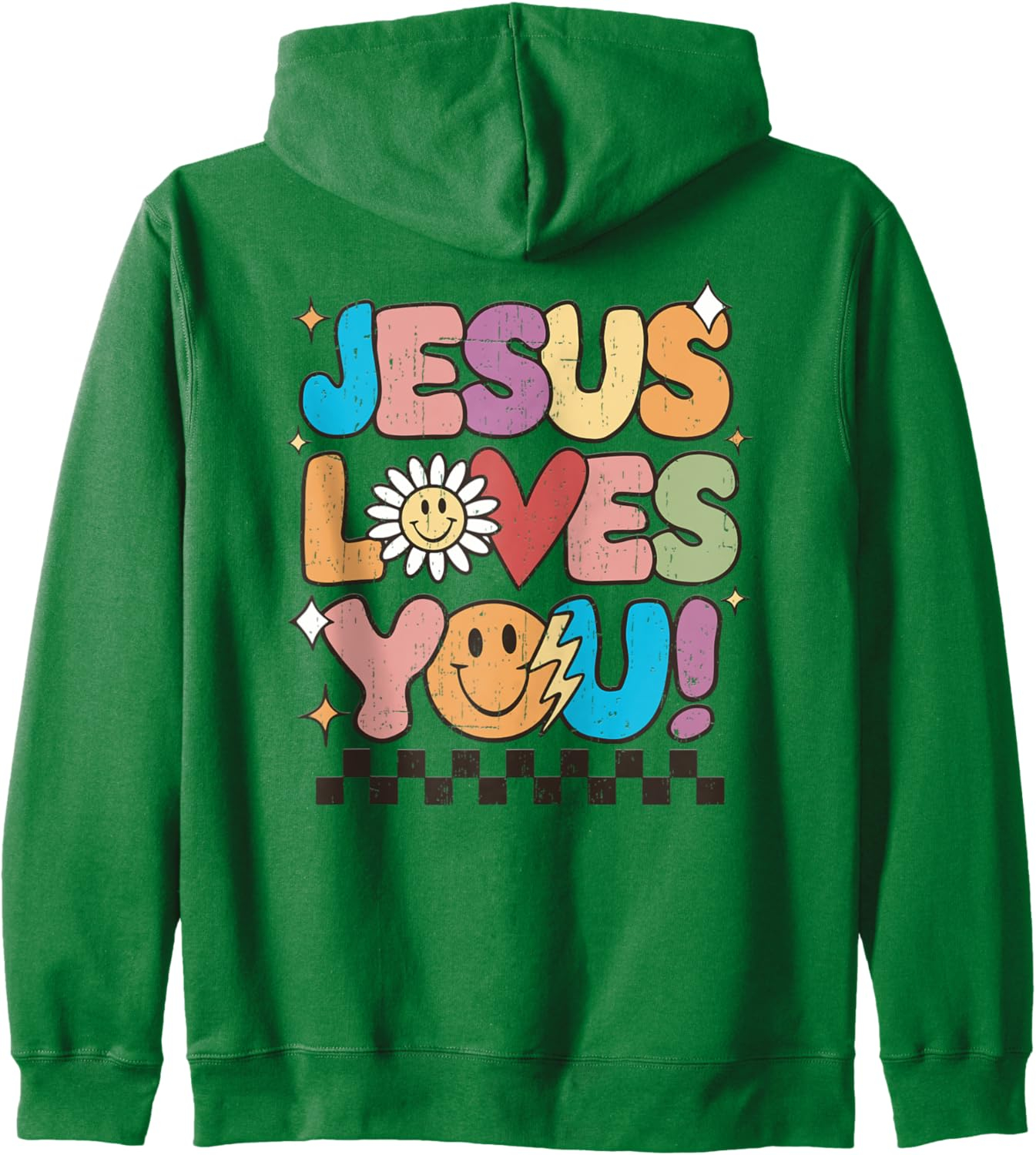 Unisex Jesus Hoodie – Christian Faith Hoodie with Bold Letter Print - Image 9