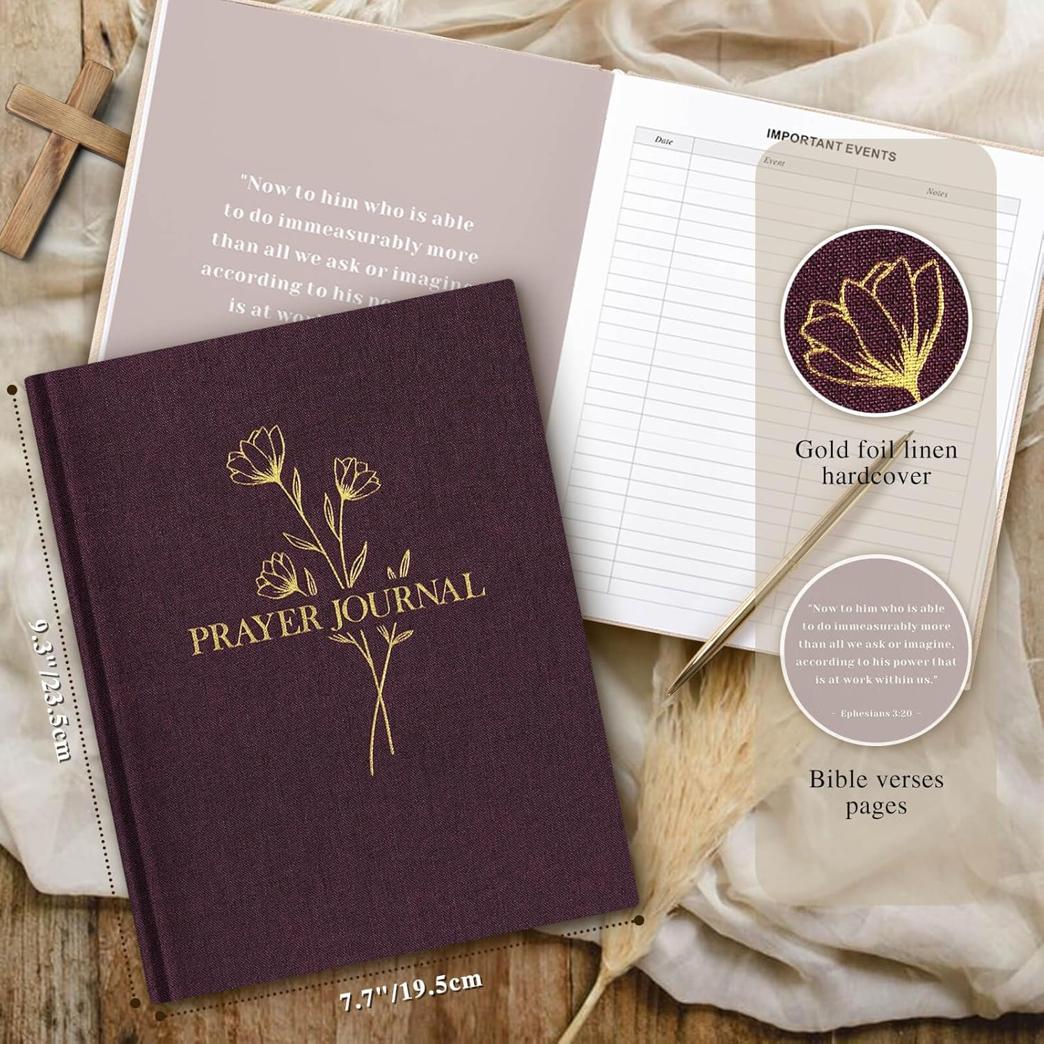 Christian Devotional Journal – Scripture-Inspired Gratitude Notebook - Image 8