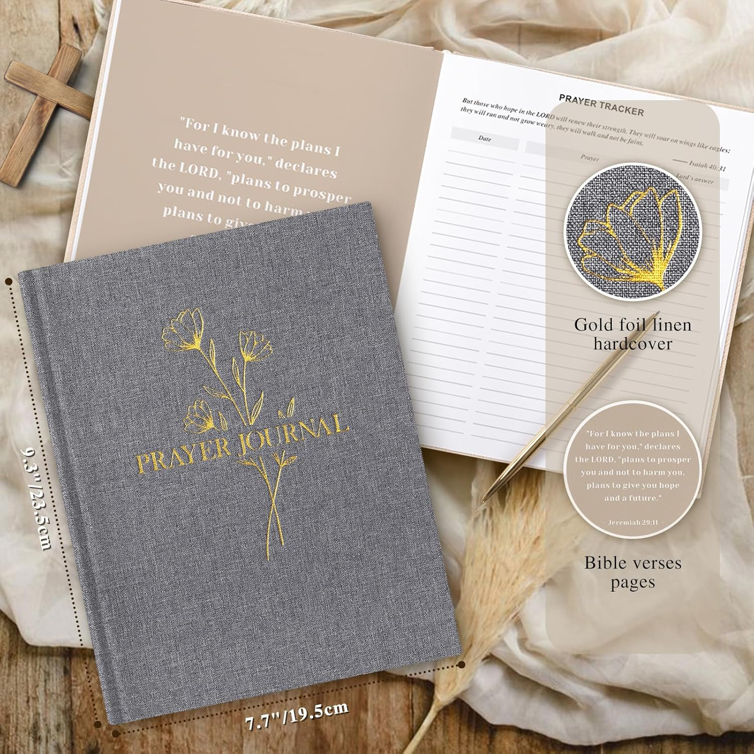 Christian Devotional Journal – Scripture-Inspired Gratitude Notebook - Image 17